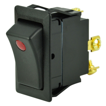 Rocker Switch SPST Off/On 12V DC 25A with Red LED
