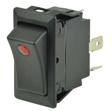 Switch Rocker SPST On-Off 12V with Red LED