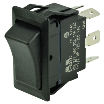 Rocker Switch DPDT On/Off/On 12V DC 25A