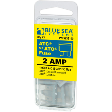 Fuse ATO/ATC 2A 12/24V DC Pack 25