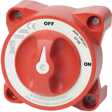 Battery Switch Dual Circuit e Series 325A 32V DC