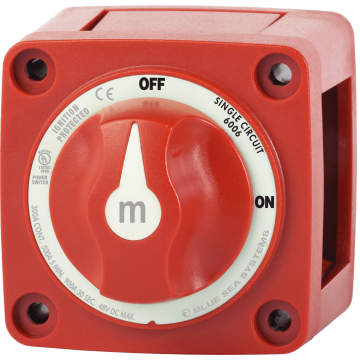 Battery Switch ON/OFF m Series 300A 48V DC Red Knob