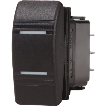 Switch Contura III SPDT ON-OFF-ON Black 20A 12V DC 15A 24V DC