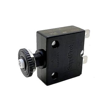 Circuit Breaker Push Button Reset Only 20A Quick Connect