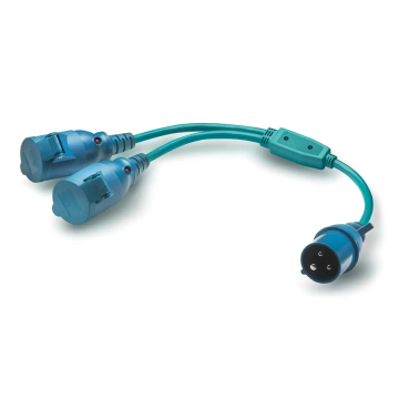 Splitter CEE Plug 16A 230V with Power Indicator