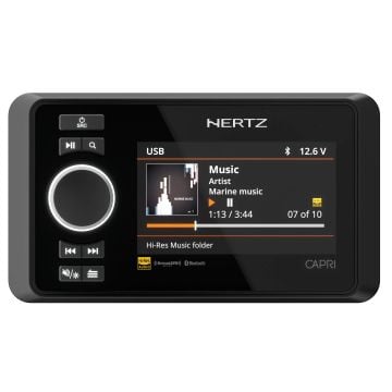 CAPRI HD1 Remote Control with Display – Marine Audio Controller