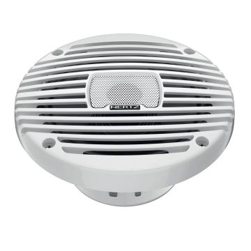 HEX 6.5" Marine Coaxial Speakers – Total White – 50W RMS – 4Ω (Pair)