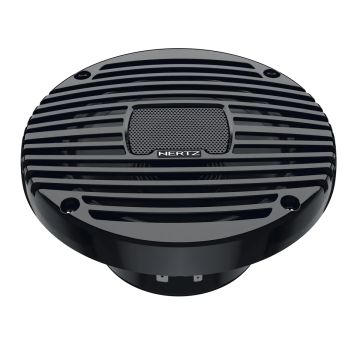 HEX 6.5" Marine Coaxial Speakers – Total Black – 50W RMS – 4Ω (Pair)