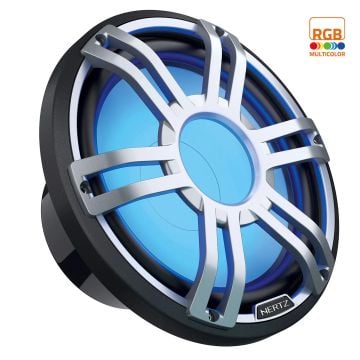 HMS 10" Sports RGB Marine Subwoofer – Black – 300W RMS – 2Ω