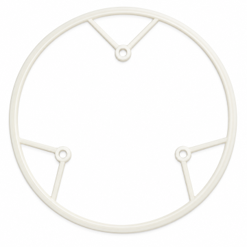 Mounting Base Round White For Lamps
