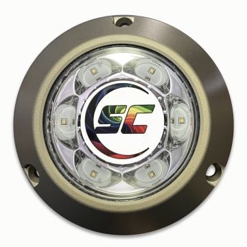 SC-3 Underwater Light - Anodized Aluminium - Surface Mount - Colour Changing - 3000 Lumens