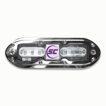 SCM-6 Underwater Light – 316L Stainless Steel – Ultra Blue – 2400 Lumens