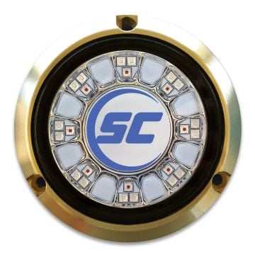 SCR-24 Underwater Light - Bronze - Surface Mount - Blue & White - 10000 Lumens