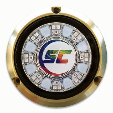 SCR-24 Underwater Light - Bronze - Surface Mount - Colour Changing - 10000 Lumens