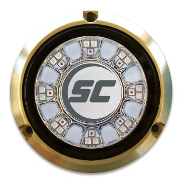 SCR-24 Underwater Light - Bronze - Surface Mount - Great White - 10000 Lumens