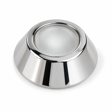 Spotlight 12V 10W G4 Chrome Plated Brass with Sandblasted Glass