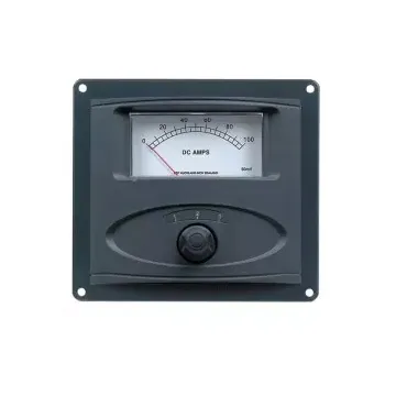 Ammeter analog 0-50A DC panel