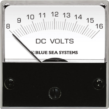 Voltmeter Analogue Micro 8 to 16V DC 2"