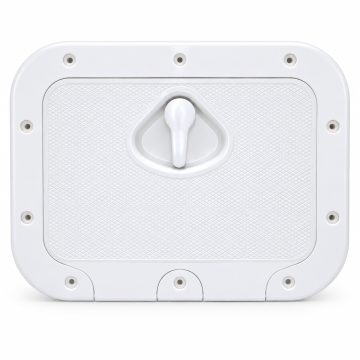 Utility Hatch with Storage Box White