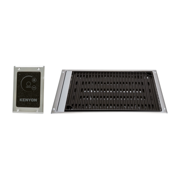 Electric Grill Built-In Single-Burner 120V 1300W without Lid and with Remote Control