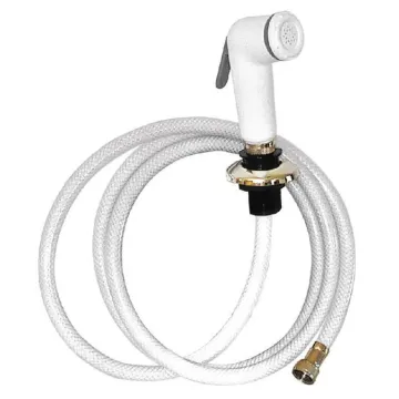 Shower Head White Hose 2m