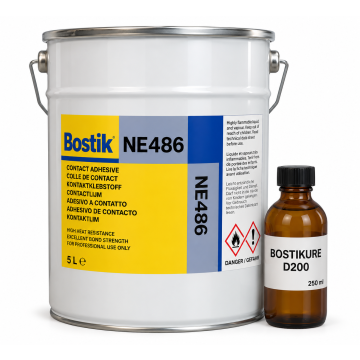 Two-Part Adhesive NE486 Translucent 1L with Hardener