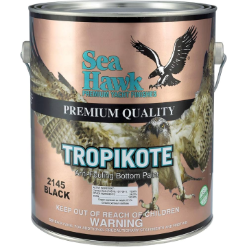 Paint Antifouling Tropikote EX Hard Modified Epoxy Black 1 Gallon