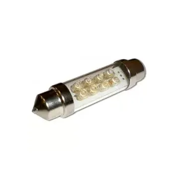 Bulb LED Festoon 12V 8 LEDs 2000mcd 0.39" × 1.73"