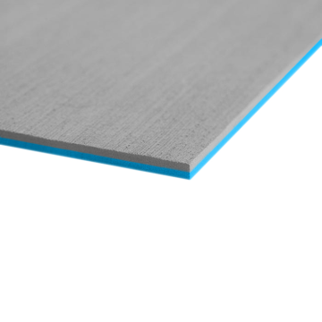 Decking Sheet Two-Colour Storm Gray/Bahama Blue 13mm Brushed 39" × 77"