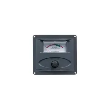 Voltmeter analog 12V 3 input panel