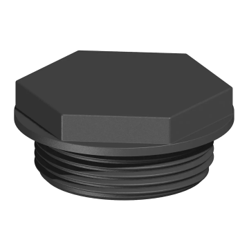 Threaded Plug 1-1/2" BSP Black