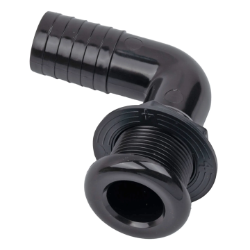 Thru-Hull 90° Barbed White 1-1/8"