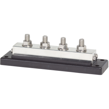 BusBar PowerBar 600A DC 545A AC Four 3/8"-16 Studs Bulk