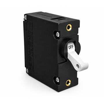 Circuit Breaker Hydraulic-Magnetic A-Series 30A 1-Pole 277V AC/80V DC Black