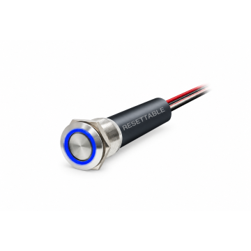 Push Button Switch Momentary 24V DC 10A Red LED 4 Wire Dimmable