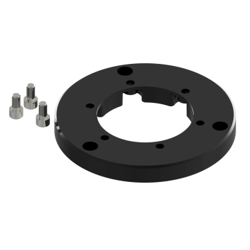 Baseplate Circular Anodised Aluminium for Horizontal Mount Navigation Lights