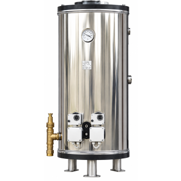 Water Heater 100L Stainless Steel Dual-Coil 230V AC 1Ph 1.5kW