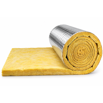 Insulation Duct Glass Wool KDI 40mm 20kg/m³ Reinforced Aluminium Foil-Faced