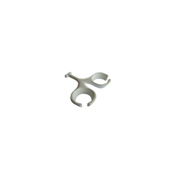Cup/Glass Holder Stainless Steel 2-Glass up to 50mm Diameter with Rubber Inserts
