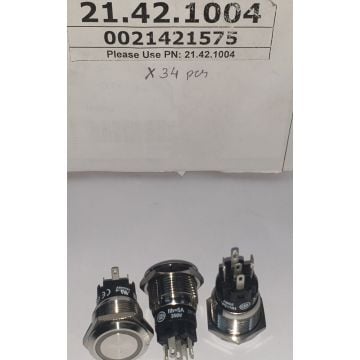 Push Button Stainless Steel with LED