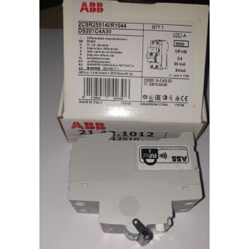Circuit Breaker RCBO AAB Type C 4A 30mA 1P+N 6kA