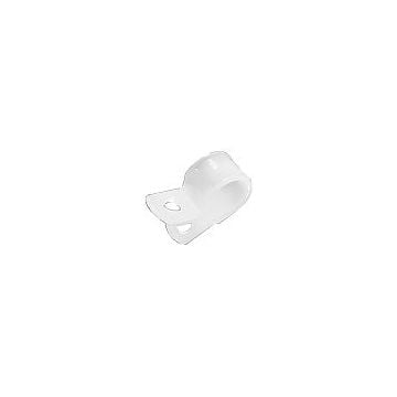 Natural 3/4" Nylon Cable Clamp, 25/Pk