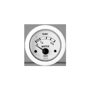 Gauge Fuel Level VDO Ocean Line White 24V 52mm