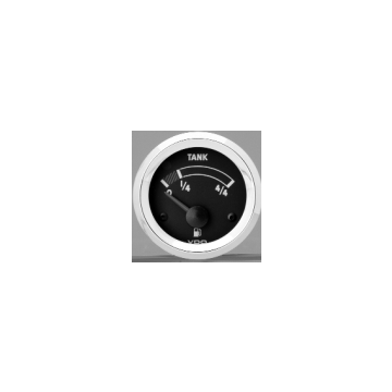 Gauge Fuel Level VDO Ocean Line Chrome 24V 0-4/4