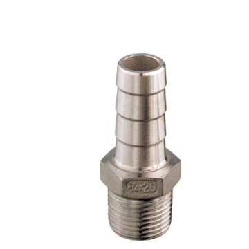 Hose connector SS 1-1/2" x 40mm