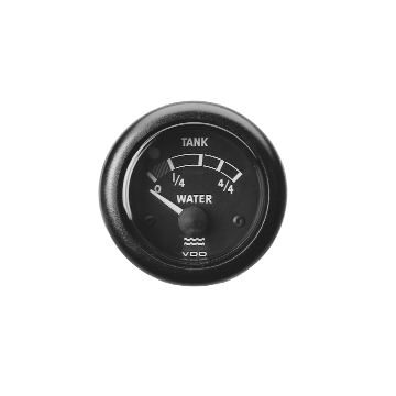 Gauge Fresh Water VDO Ocean Line Black 52mm 80-60