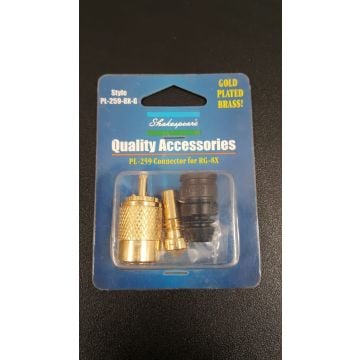 Antenna Connector with UG176 Adapter for RG8X Gold-Plated