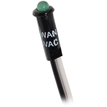 Indicator Light LED Green 230V AC 11/64" Mounting Hole