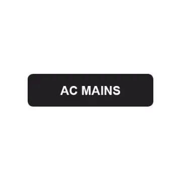 Panel label SET-5N