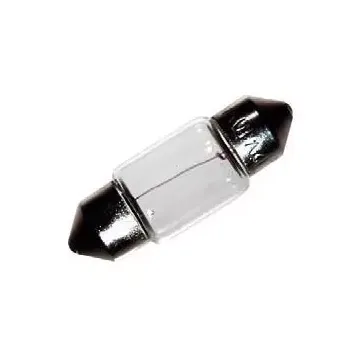 Bulb Incandescent Festoon 24V 10W 8CP 0.43" × 1.22"